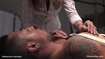 Preview 1 of Japan Full Rape Xxx - Tied patient banged by shemale