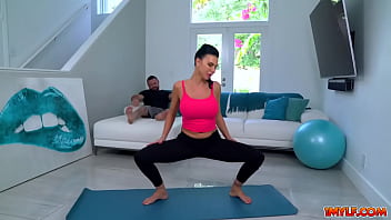 Preview 1 of Licking Wet Brother - 1mylf.com - Fit and flexible Piper Press loves keeping her body in shape and getting cool downed with a hot fuck sesh