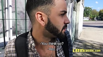 Preview 2 of Karim Nagar - Latin Twink Gets Paid To Be Fucked In Shady Alley