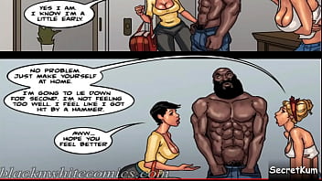 Preview 4 of Norwayn Goa Village Sex Xvideo - Art Class season #2 ep#2 - Hammer Timer  Rough Interracial BBC Fuck  Cartoon Comic xxx