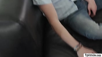 Preview 2 of Ladyboy Hands Free Compilation - Lucky Sage Roux picks and analed TS hitchhiker