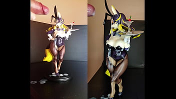 Preview 2 of Beegsexxx - Marie Gold bunny waitress figurine #1