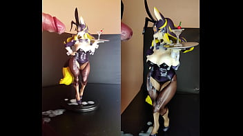 Preview 4 of Beegsexxx - Marie Gold bunny waitress figurine #1