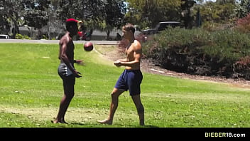 Preview 1 of Mollig Piss - Interracial buttfucking buddies Brandon Anderson and Ty Santana