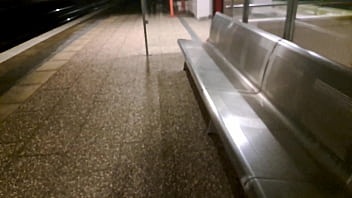 Preview 1 of Raj Wep In - Public Outdoor Train Station Fuck with a Stranger