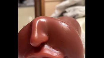 Preview 4 of Curbi Juliana - Mouth Sex Toy Blowjob POV With Cum On Face 02