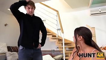 Preview 2 of India Celebrity Sex - HUNT4K. Busty girl pleases horny man and keeps her husband on a lead