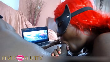 Preview 1 of Er Ra - Ebony blowjob addict Ms Fufu playfully sucking dick for 1h 20 min long - Part 3
