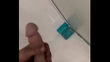 Preview 3 of Teen Sex Nyx Ballbust - Dirty man stroking in the shower pt. 1