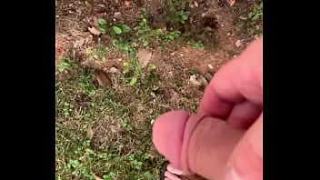Preview 4 of Aunty Gannd - Husband Sneaking Solo Piss in the Front Yart