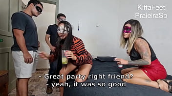 Preview 1 of Africa Sexcy - Goddess Kiffa - Hot Lesbian strapon and menage cuckold humiliation - STRAPON - PEGGING - CUCKOLD - SMALL PENIS HUMILIATION - MENAGE - THREESOME - FOOT DOMINATION - FOOT WORSHIP - PUSSY WORSHIP - LESBIAN KISS - FOOTSTOOL - MANUH CORTEZ
