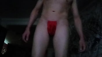 Preview 2 of For Yall - Showing off the red micro thong