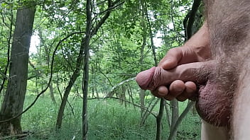 Preview 2 of Layest Urinal Matter - Pissing in woods