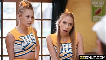 Preview 1 of Porn Brezzers - cheerleaders and coach