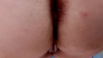 Preview 2 of Crossdresser In Nightie - Fodida de gatas e com um dedinho no cuzinho