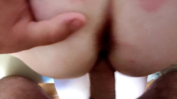 Preview 4 of Crossdresser In Nightie - Fodida de gatas e com um dedinho no cuzinho