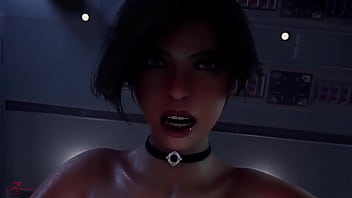 Preview 3 of Ebony Girl And White Cock - Ada Wong D-virus