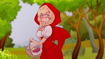 Preview 4 of Ocuk Erkek Yal Kdin - Little Red Riding Hood scolded a pervert who fucked a tree and let him know a woman&#039_s body !Hentai Cartoon Parody ! 2025