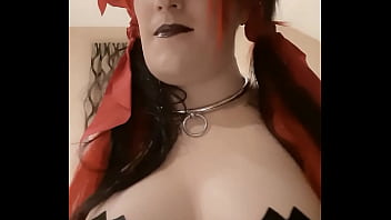 Preview 1 of Raquel Fan - Gothic Jasmine Rose Giving Sensual Blowjob