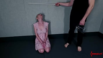 Preview 1 of Mom Sex Boy Com - Big Ass kinky slut Rebel Rhyder gets filled with big piss enemas before doing somersaults--and she drinks it too