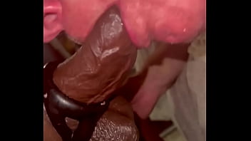 Preview 1 of Wh Jan - Kirk sucking and swallowing a monster black cock all the way
