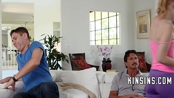 Preview 1 of S Twerk - Skinny Step Mom Seduces Her - Kennedy Kressler