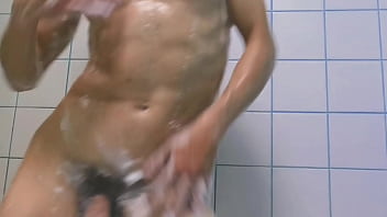 Preview 2 of Ebony Nun Sex - passionate dance in the bathroom big cock