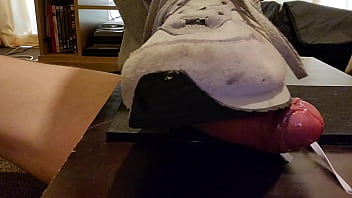 Preview 4 of New 2017 Sxxx Indian - Trampling my Cock in Training Shoes