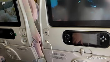 Preview 1 of Most Romantic Porn Videos - Mile High Club - Almost Caught in an Airplane