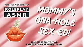 Preview 1 of Mom Bangoli Xxx - mommy&#039_s onahole sex education karina nectarina asmr