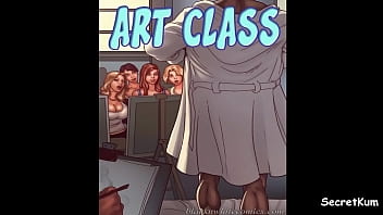 Preview 1 of Nans Sex - Art Class season #1 ep.#1 - He&#039_s Not Human  Big Dick Black Model Give student some Extra Lesson
