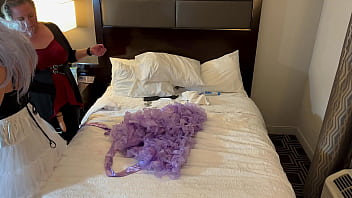 Preview 1 of Tarzan And Jane Full Sex Videos - Dominatrix Fucks Sexy Sissy in Chastity
