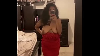 Preview 2 of Jav Family Kinks - Looking beautiful in this red dress