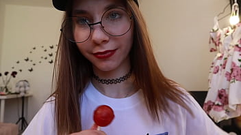 Preview 1 of Big Butts Doggie - Nothing Unusual,  Just Sucking Chupa Chups :)