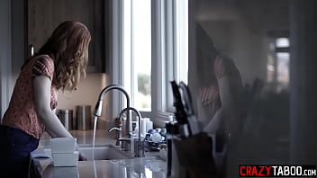 Preview 1 of Sexy Kompoz Eu - Scarlett Mae fucks her big cock ex boyfriend after she gave him a blowjob