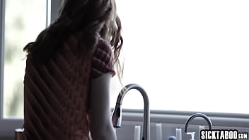 Preview 1 of Xxxvideoi Hd - Sexy big ass teen Scarlett Mae let her ex inside and fucked hard by him