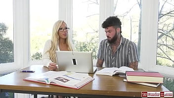 Preview 1 of Bus Grop - TSgenderX.com - Busty trans teacher Brittney Kade barebacked