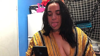 Preview 4 of Student Female At Classroom - mi  esposa en video llamada hot con un fans