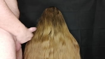 Preview 3 of Model Cum Hard - I did this on my stepmom&#039_s long hair and she didn&#039_t mind.