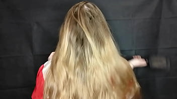 Preview 1 of Model Cum Hard - I did this on my stepmom&#039_s long hair and she didn&#039_t mind.