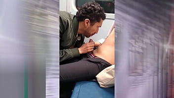 Preview 4 of Teen Sex Anal With Father - En el metro