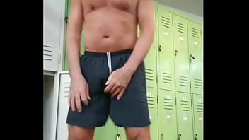 Preview 4 of Fst Time Sex 18 Yrs - Pervy Papi loves his gym! Where else can you see guys walk in and in 10 seconds be totally naked? #batebuddies #batebros ...