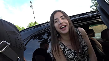 Preview 2 of Mian Khalifa Raped - Brunette tempted into group sex with neighbor and his wife