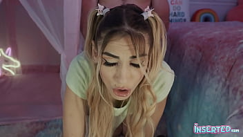 Preview 3 of Muslim Hardcore - INSERTED Delilah Day shows off her pink