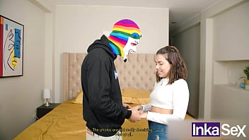 Preview 3 of Porno Pissing Video - El enmascarado sexual de Inkasex