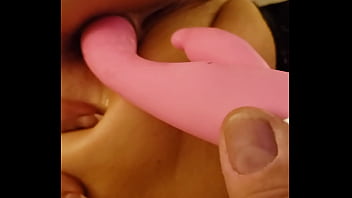 Preview 3 of Mami Sex Fuck - Started with a vibrator in my shaved pussy and ended up with another one in my tight ass and rubbing my hard clit