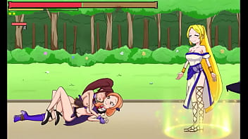 Preview 3 of Anal Young Glam 2 - Ninja in hentai ryona sex with cute women in new erotic game video