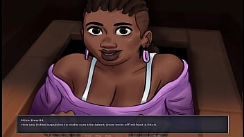 Preview 2 of Dasing Xbidos - Summertime Saga Sex scene - Miss Dewitt gave Student a Blowjob in the Auditorium