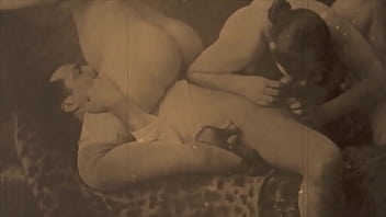 Preview 4 of Sex Xxx Video Of The Lollipop - Vintage Steam Age Threesome