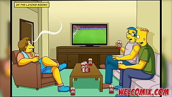 Preview 3 of Big Boobs Tv Show - Crazy holiday in the country house - The Simptoons